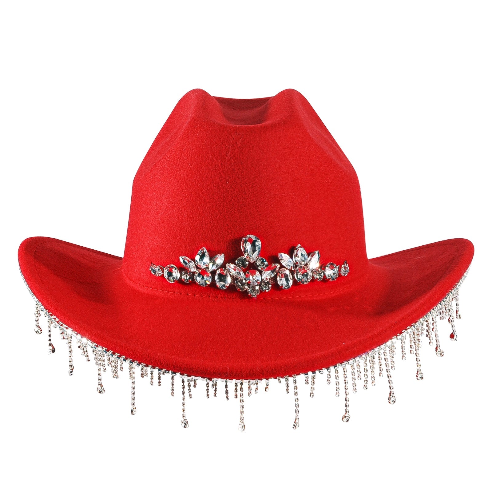 Womens Rhinestone Cowgirl Cowboy Hat