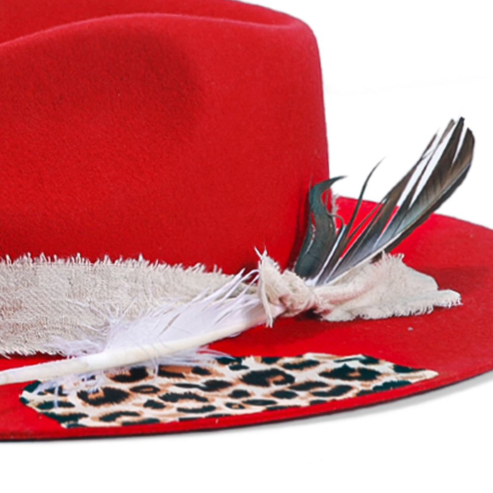 OTRHATS-Fedora-Wool-Red-Crazy-Margaret-detail