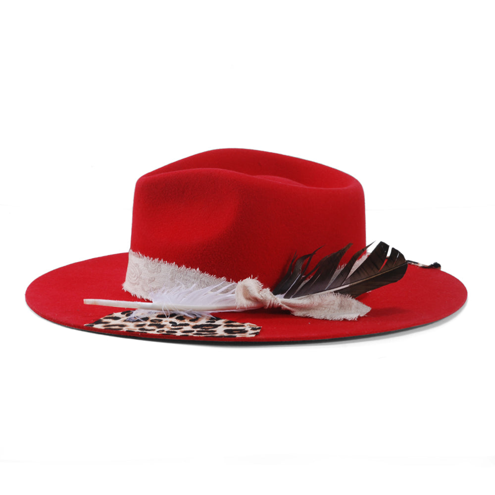 OTRHATS-Fedora-Wool-Red-Crazy-Margaret-side